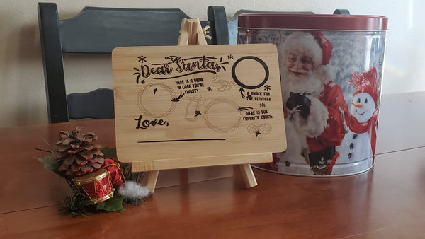 Personalized Dear Santa Treat Board