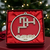 Personalized Scrabble Tile Family Ornament: A Cherished Keepsake