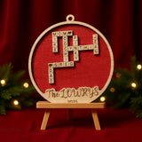 Personalized Scrabble Tile Family Ornament: A Cherished Keepsake
