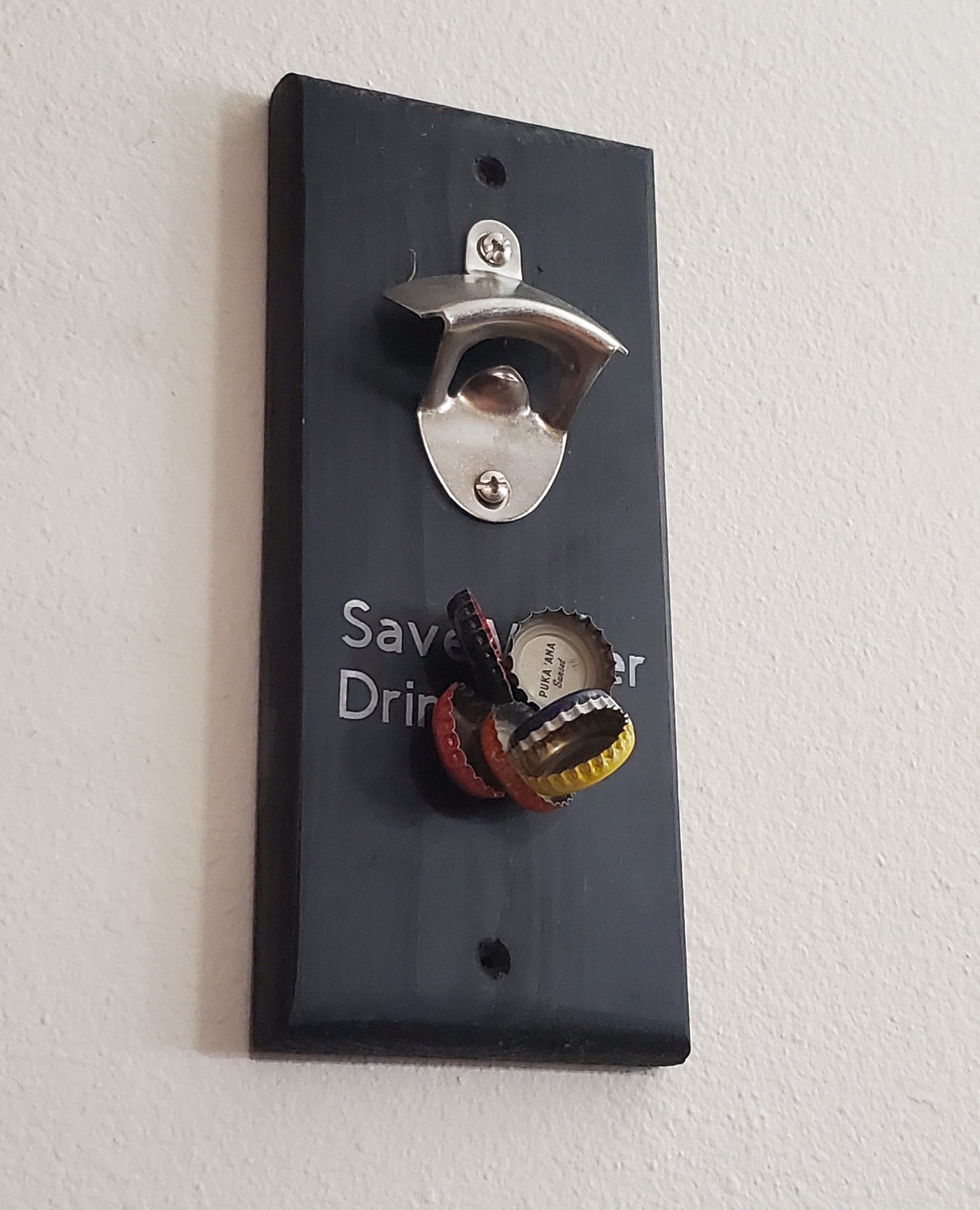 Wall Mounted Magnetic Bottle Opener